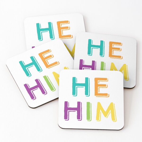 Item preview, He Him Pronouns designed and sold by steymo.