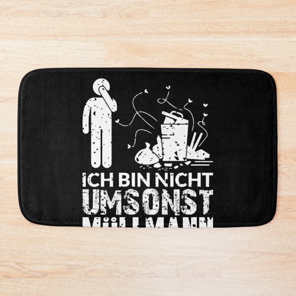 Item preview, ICH BIN NICHT UMSONST MUeLLMANN designed and sold by Spirit-Designs.