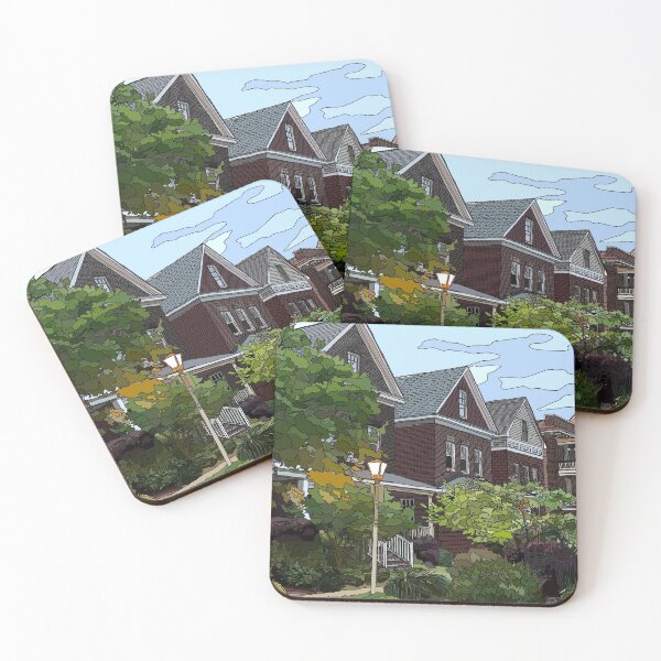 Item preview, Dark Detailed Townhomes  designed and sold by Lovely-Lemons.
