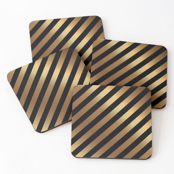 Item preview, Black and gold pattern designed and sold by Aura __Print.