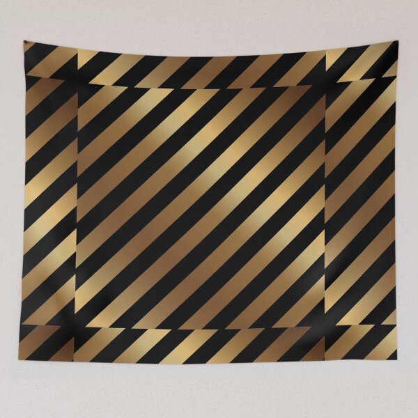 Item preview, Black and gold pattern designed and sold by Aura __Print.
