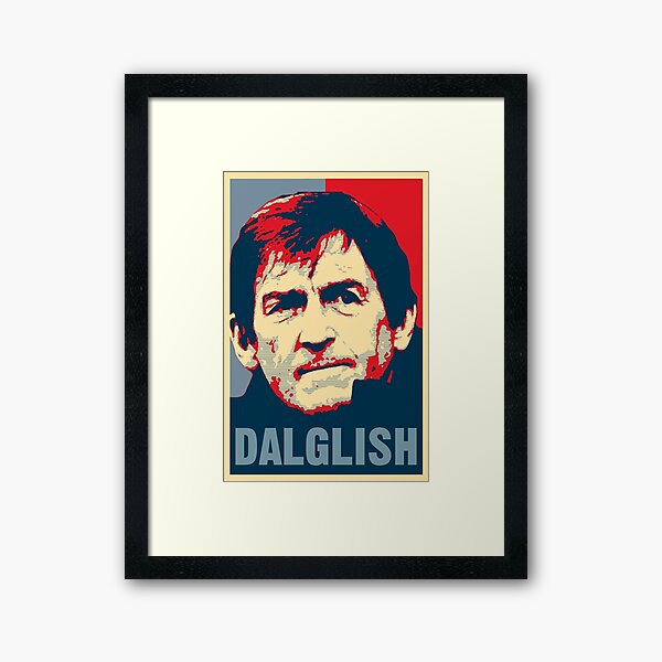Kenny Dalglish - Hope Poster Framed Art Print