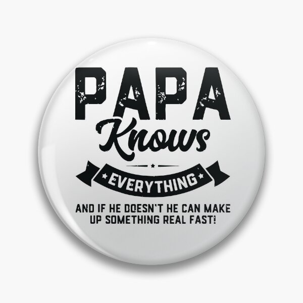 Item preview, Papa Knows Everything Shirt 60th Gift Funny Father's Day designed and sold by BanBay.