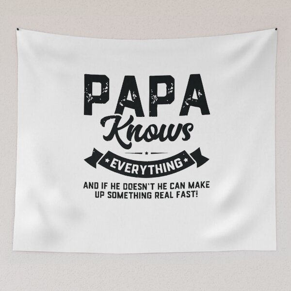 Item preview, Papa Knows Everything Shirt 60th Gift Funny Father's Day designed and sold by BanBay.