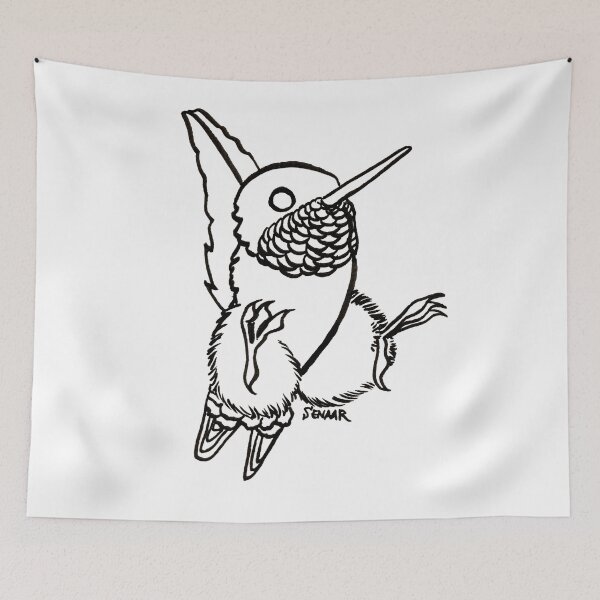 Item preview, Puffleg (black and white version) designed and sold by -Senaar-.