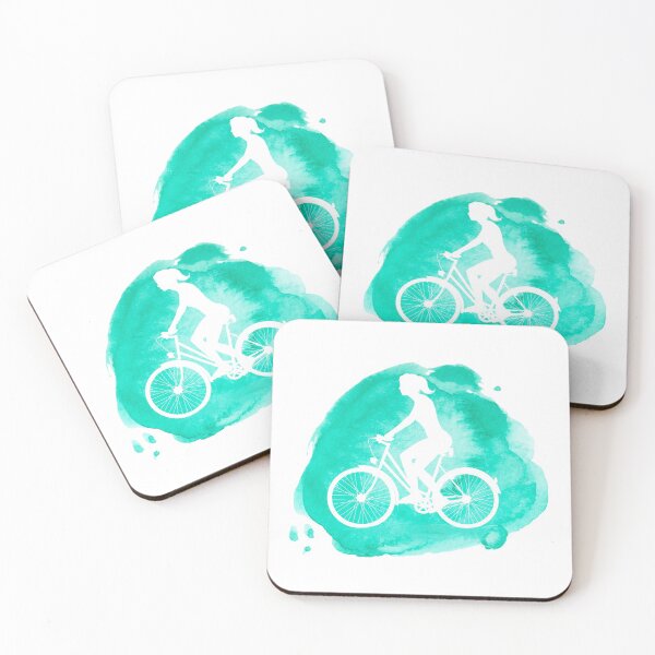 Item preview, Bycicle Girl Watercolor designed and sold by RaquelDeneth.