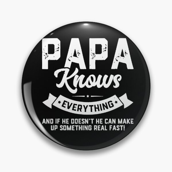 Artikelvorschau, Papa kennt alles Shirt 60. Geschenk Lustiger Vatertag entworfen und verkauft von BanBay.