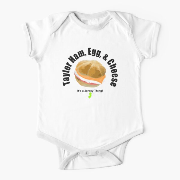 Taylor Ham (light) Short Sleeve Baby One-Piece