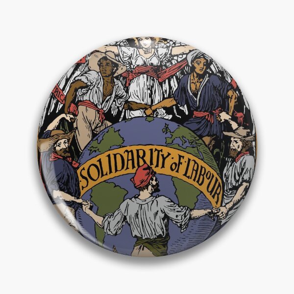 Item preview, Solidarity of Labour In Color - Walter Crane, Socialist, Propaganda, Leftist, Communist designed and sold by SpaceDogLaika.