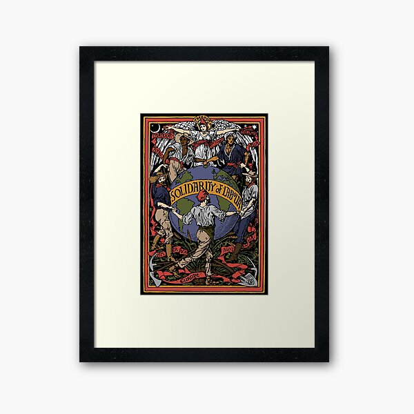 Item preview, Solidarity of Labour In Color - Walter Crane, Socialist, Propaganda, Leftist, Communist designed and sold by SpaceDogLaika.