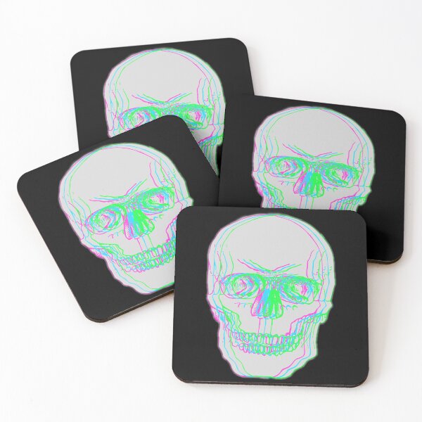 Item preview, colorful skulls designed and sold by Jessiecrow87.