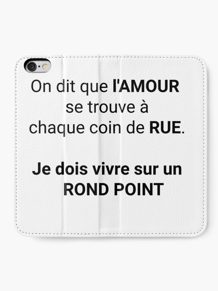 Etui Portefeuille Iphone Citation Pour Celibataire Endurci Par Crazystore56 Redbubble