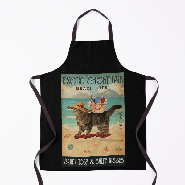 Item preview, Beach Life Sandy Toes Exotic Shorthair Cat Gift designed and sold by Douglafa.