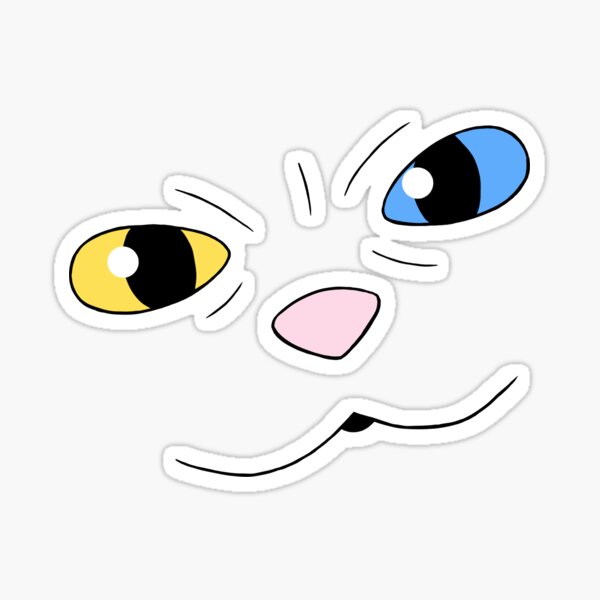 Odd-Eyed Cat Sticker
