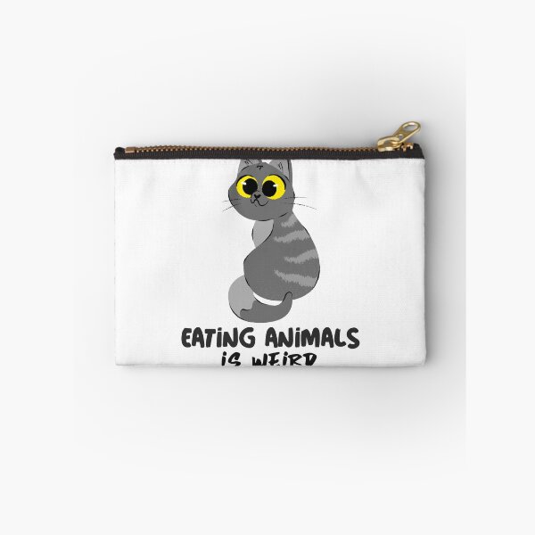 Item preview, Eating Animals is Weird - Cat designed and sold by veganville.