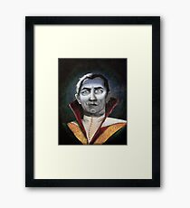 Renaissance Victorian Portrait - Dracula Framed Print