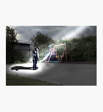 Suburban close encounter Photographic Print