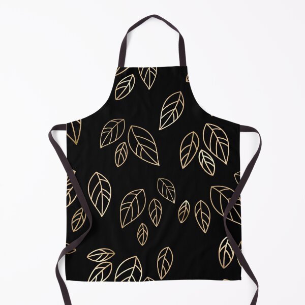 Item preview, Golden leaves pattern designed and sold by Aura __Print.