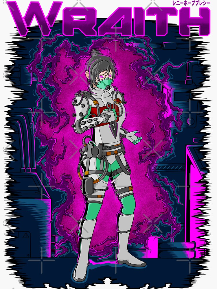 Apex Legends Wraith Sticker By Minami14r Redbubble