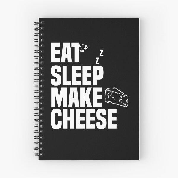 Item preview, Eat Sleep Make Cheese Cheesemaking Cheese Lover Cheese Fan designed and sold by Nessshirts.