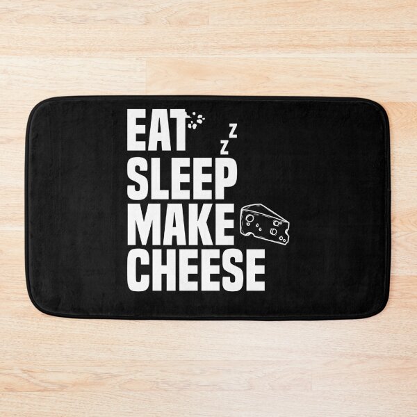 Item preview, Eat Sleep Make Cheese Cheesemaking Cheese Lover Cheese Fan designed and sold by Nessshirts.