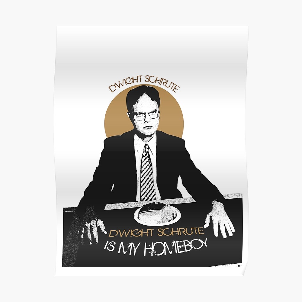 Dwight Schrute The Office Usa Poster By Stellamanella Redbubble