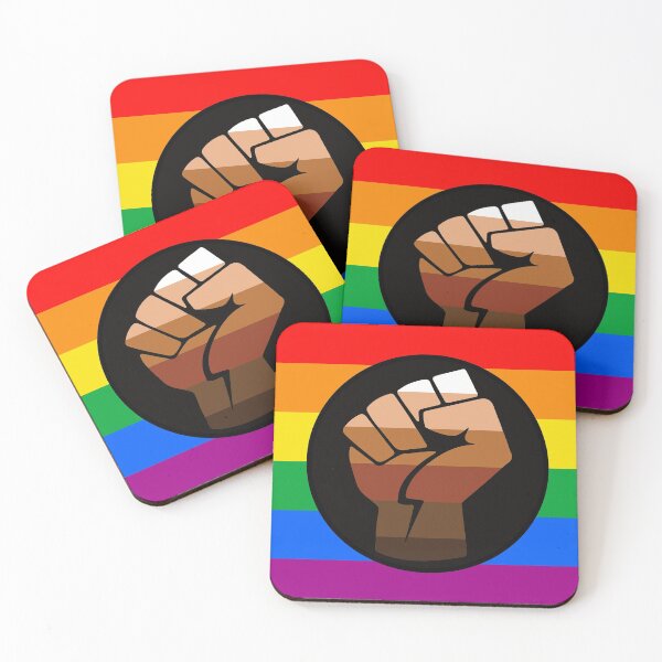Item preview, LGBTQ+ POC Protest Flag designed and sold by identipride.