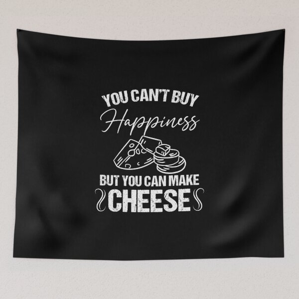 Item preview, You Can't Buy Happiness But You Can Make Cheese Cheesemaker designed and sold by Nessshirts.