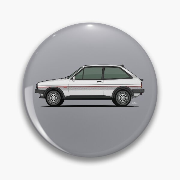 Item preview, Ford Fiesta XR2 Individual drawing WHITE designed and sold by RJWautographics.