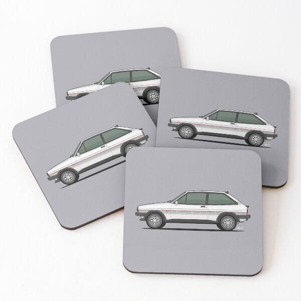 Item preview, Ford Fiesta XR2 Individual drawing WHITE designed and sold by RJWautographics.