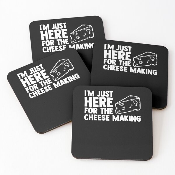 Item preview, I'm Just Here For the Cheese Making Cheesemaker Cheese Fan designed and sold by Nessshirts.