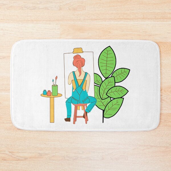 Item preview, A painting with the painter painting designed and sold by janraydesigns.