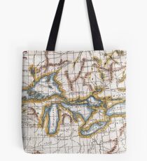 Vintage Map of The Great Lakes & Canada (1780) Tote Bag