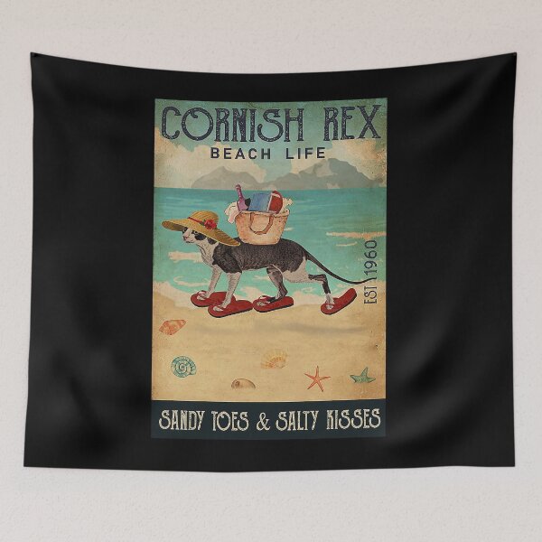 Item preview,  Cornish Rex Cat gift Beach Life Sandy Toes designed and sold by Douglafa.