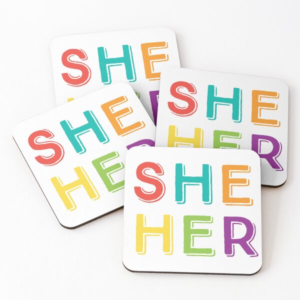 Item preview, She Her pronouns designed and sold by steymo.
