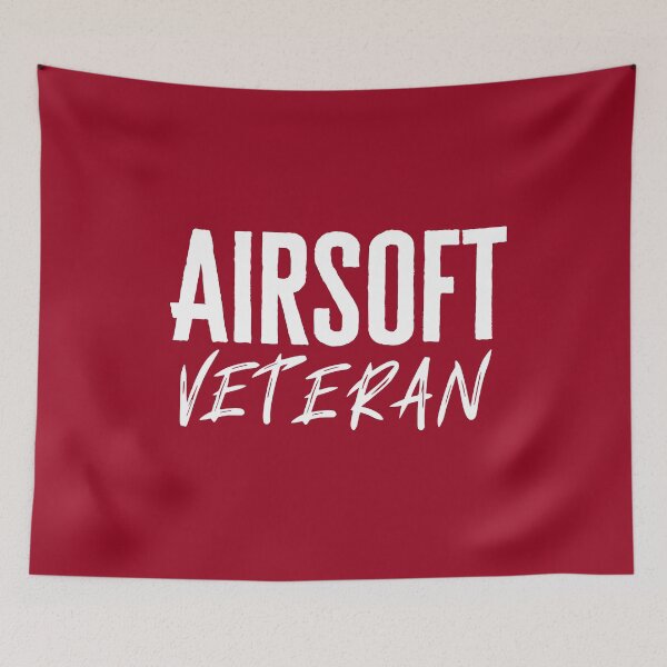 Item preview, Airsoft Veteran typographic Illustration designed and sold by AirsoftBD.
