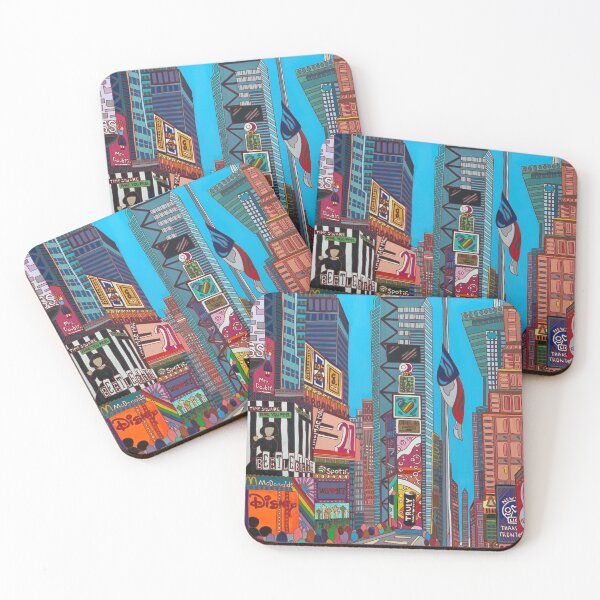 Item preview, Colorful New York City Painting  designed and sold by Lovely-Lemons.