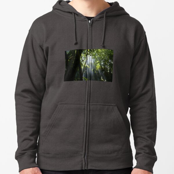 Sun Rays Zipped Hoodie