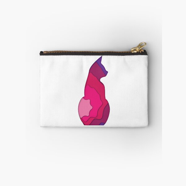 Item preview, Pink papercat - paper cut 3D effect in a cat outline designed and sold by FunnyChameleon.