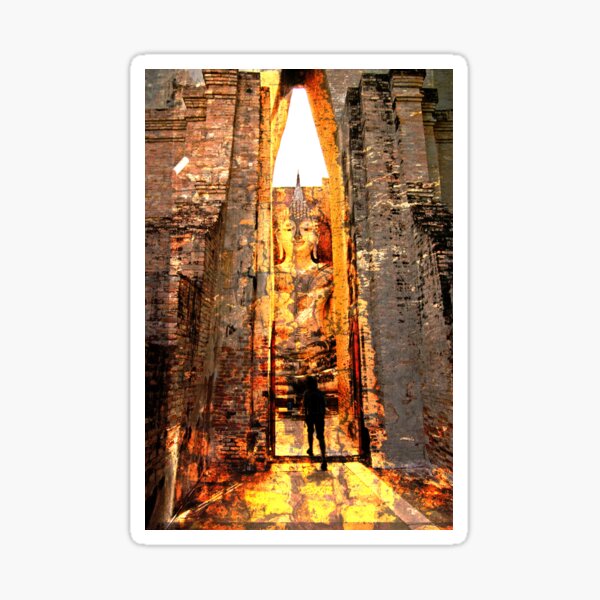 Buddha Sunrise Sri Chum Temple Sticker