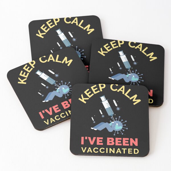 Item preview, Keep Calm, I'm finally vaccinated designed and sold by Sam Artist.
