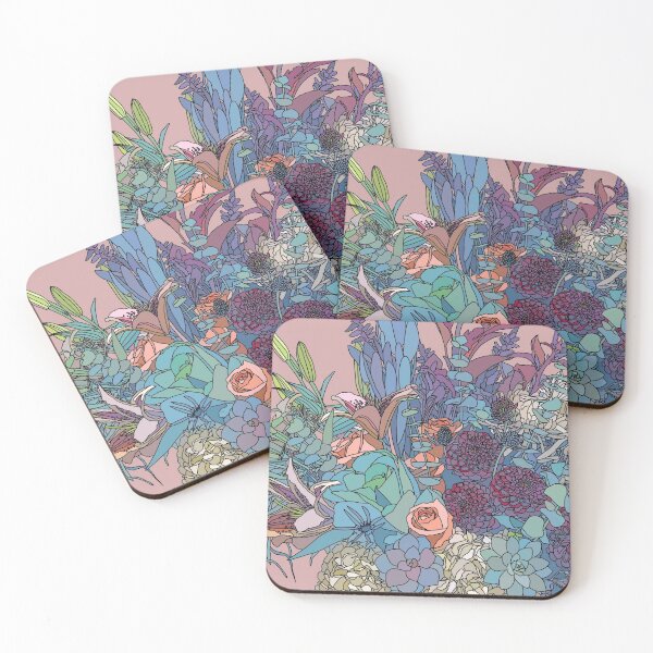 Item preview, Detailed Pastel Flowers  designed and sold by Lovely-Lemons.
