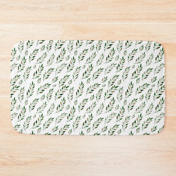 Item preview, Watercolor green leaf and branch designed and sold by smotrivnebo.