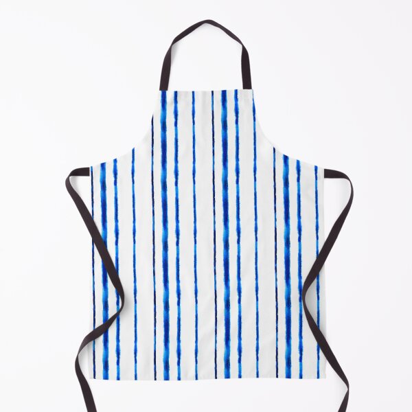 Aperçu de l'œuvre Rayures bleues aquarelles. Ligne bleue créée et vendue par smotrivnebo.