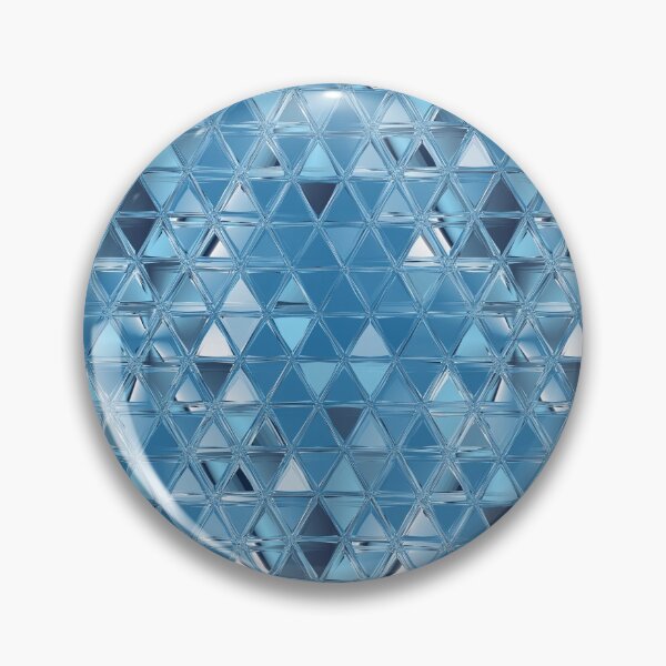 Item preview, Endless Blue Triangle Mosaic designed and sold by BoundedChaos.