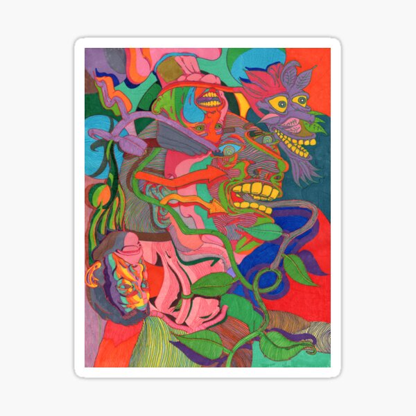 Laughing face Sticker