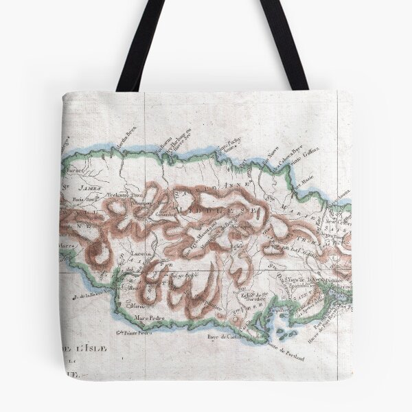 Item preview, Vintage Map of Jamaica (1780) 2 designed and sold by BravuraMedia.