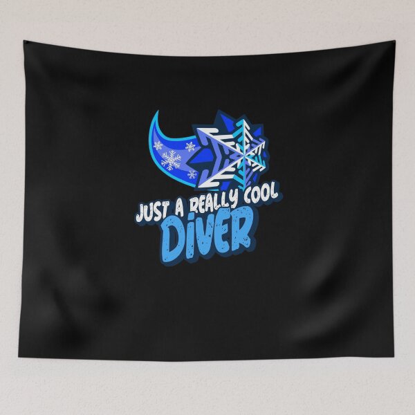 Item preview, Just A Really Cool Diver designed and sold by PunyPun.