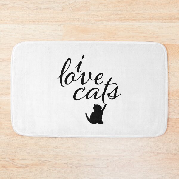 Item preview, I Love Cats White designed and sold by Tobias Langner.