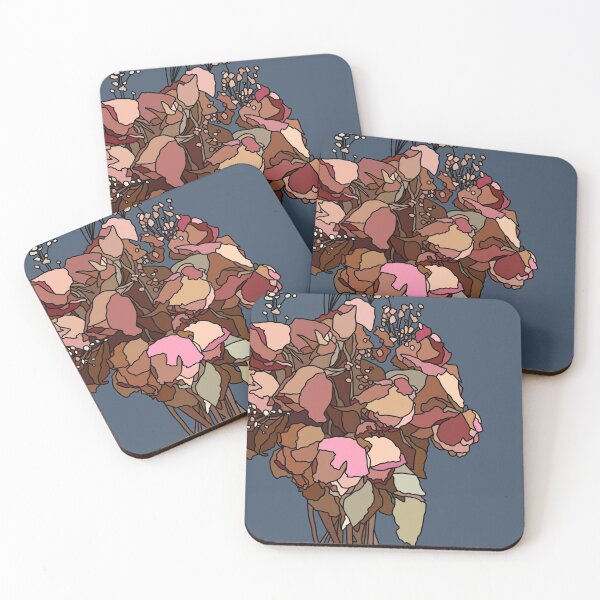 Item preview, Blue and Pink Floral Bouquet  designed and sold by Lovely-Lemons.